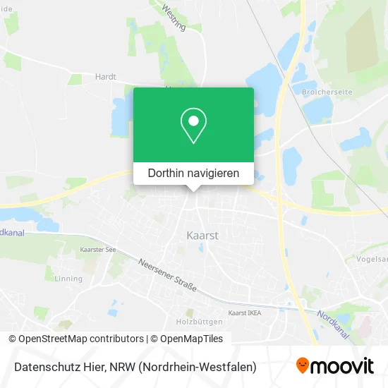 Datenschutz Hier Karte