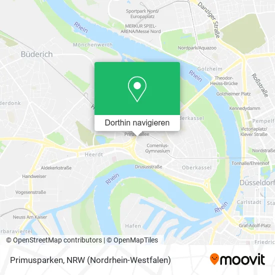 Primusparken Karte