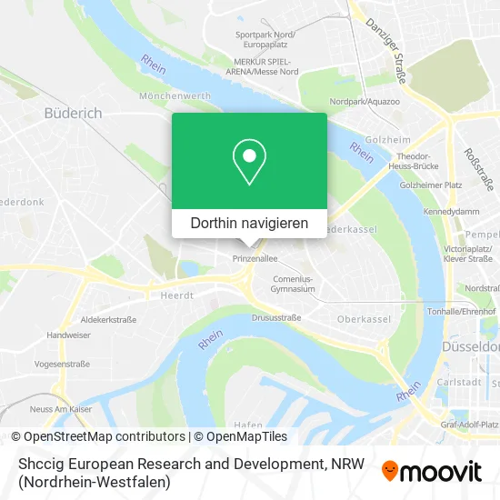 Shccig European Research and Development Karte