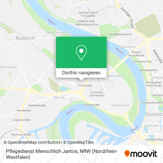 Pflegedienst Menschlich Jantos Karte