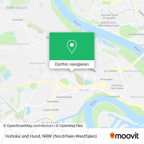 Hohnke und Hund Karte