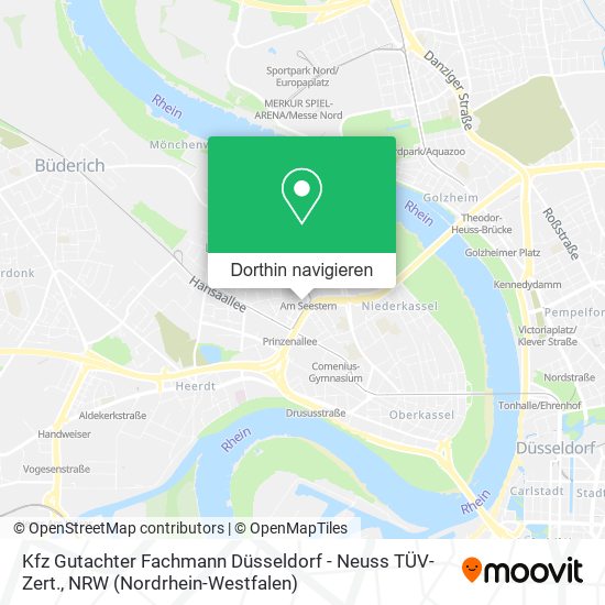 Kfz Gutachter Fachmann Düsseldorf - Neuss TÜV-Zert. Karte