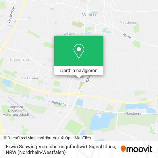 Erwin Schwing Versicherungsfachwirt Signal Iduna Karte