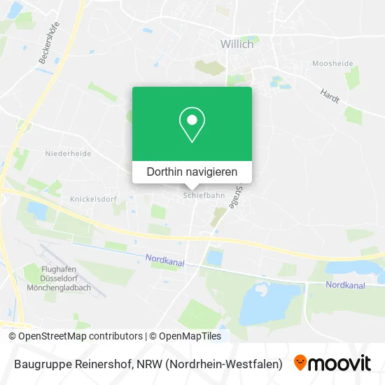 Baugruppe Reinershof Karte