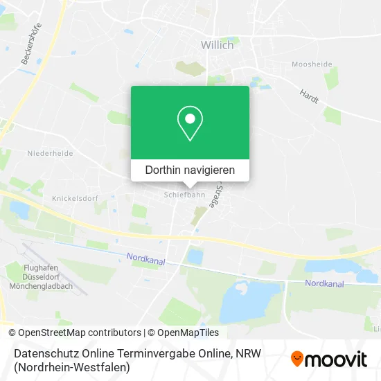 Datenschutz Online Terminvergabe Online Karte