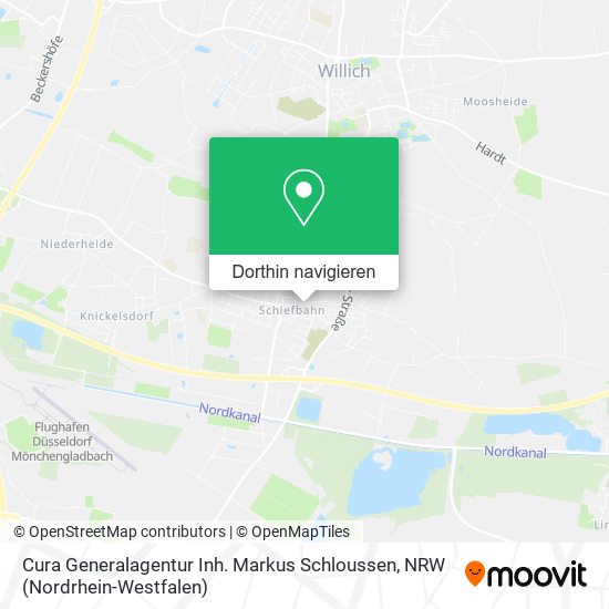 Cura Generalagentur Inh. Markus Schloussen Karte
