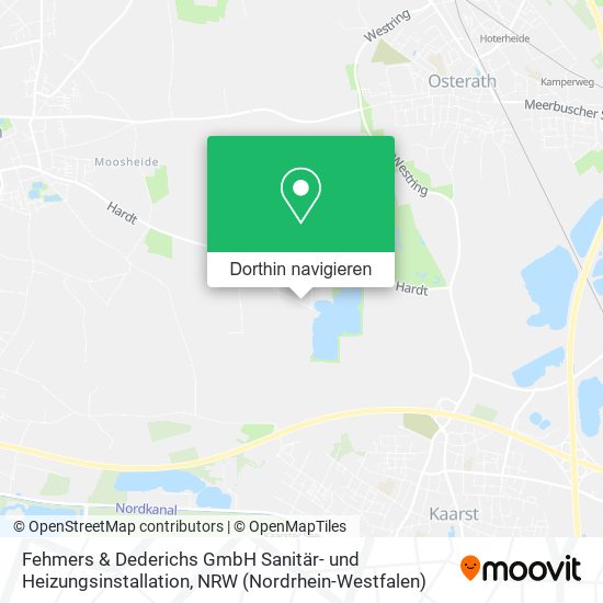 Fehmers & Dederichs GmbH Sanitär- und Heizungsinstallation Karte