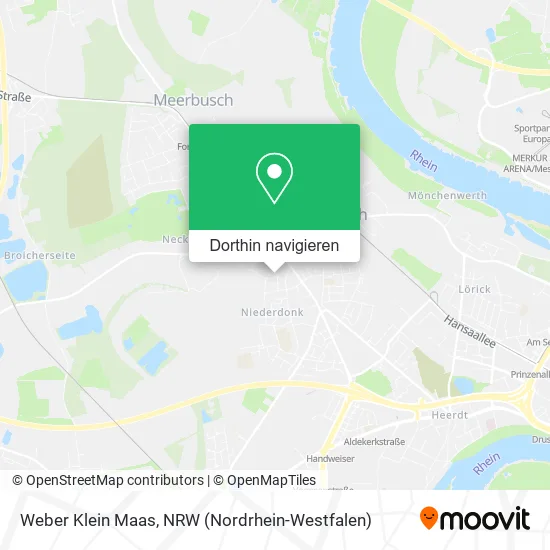 Weber Klein Maas Karte