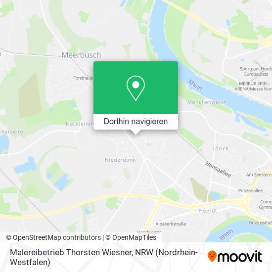 Malereibetrieb Thorsten Wiesner Karte