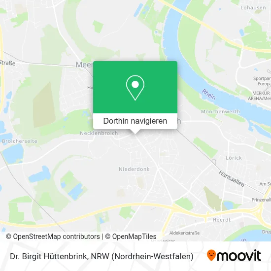 Dr. Birgit Hüttenbrink Karte