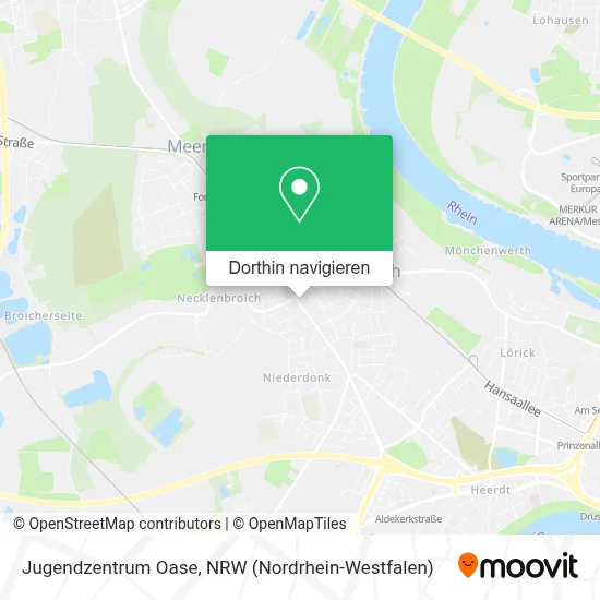 Jugendzentrum Oase Karte