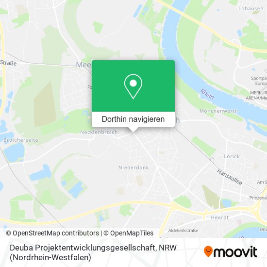 Deuba Projektentwicklungsgesellschaft Karte