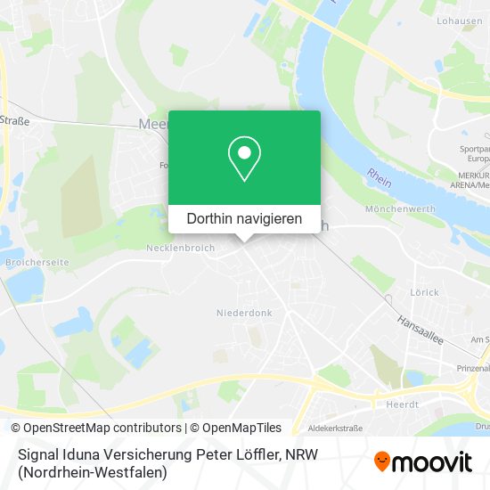 Signal Iduna Versicherung Peter Löffler Karte