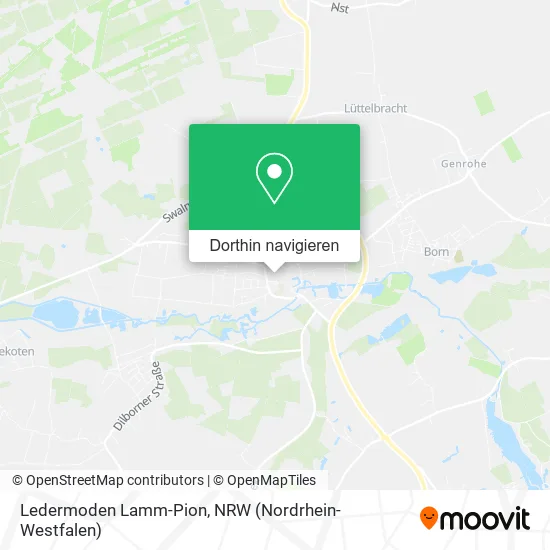 Ledermoden Lamm-Pion Karte