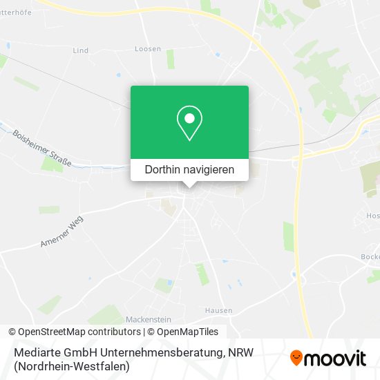 Mediarte GmbH Unternehmensberatung Karte