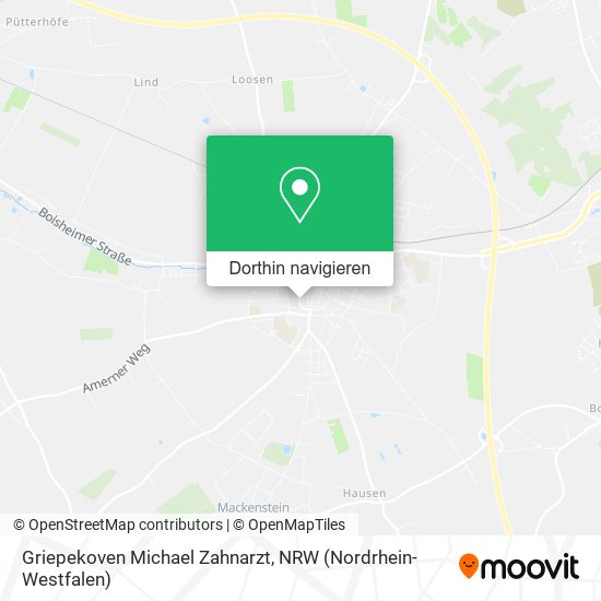 Griepekoven Michael Zahnarzt Karte