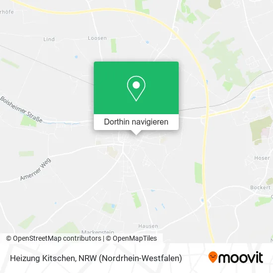Heizung Kitschen Karte