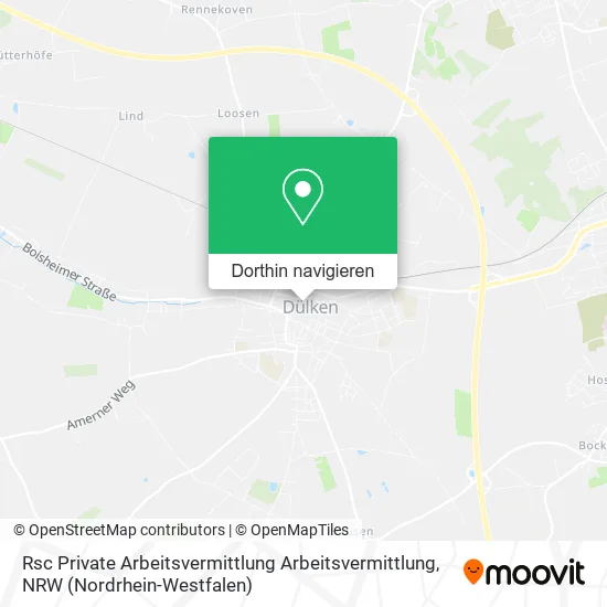 Rsc Private Arbeitsvermittlung Arbeitsvermittlung Karte