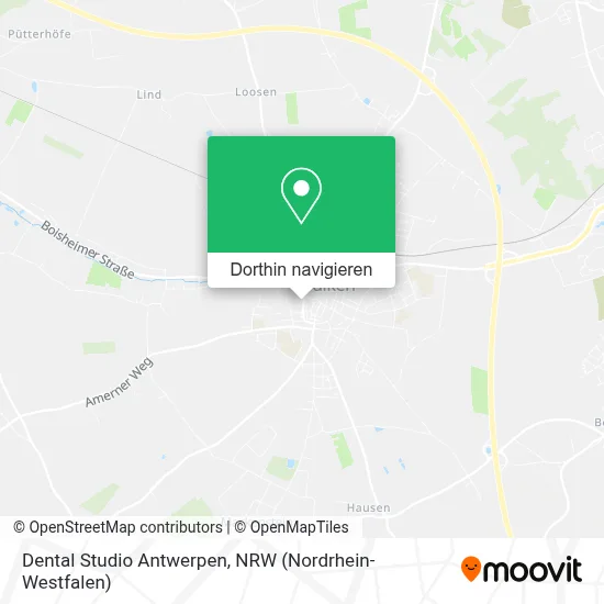 Dental Studio Antwerpen Karte