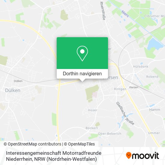 Interessengemeinschaft Motorradfreunde Niederrhein Karte