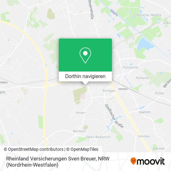 Rheinland Versicherungen Sven Breuer Karte