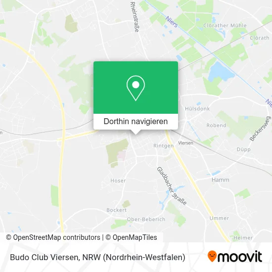 Budo Club Viersen Karte