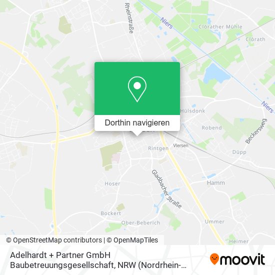 Adelhardt + Partner GmbH Baubetreuungsgesellschaft Karte