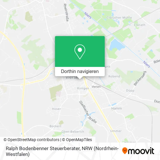 Ralph Bodenbenner Steuerberater Karte