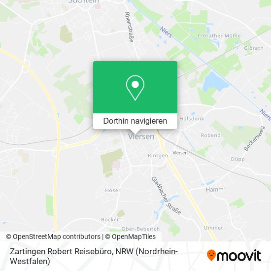 Zartingen Robert Reisebüro Karte