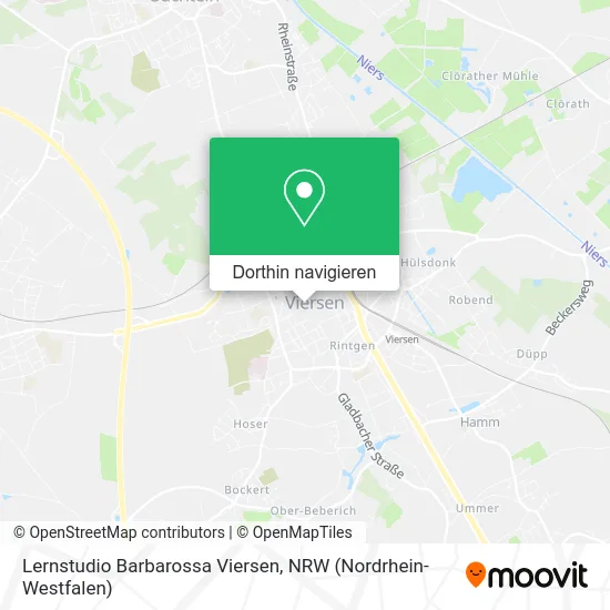 Lernstudio Barbarossa Viersen Karte