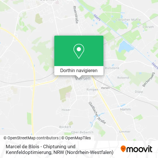 Marcel de Blois - Chiptuning und Kennfeldoptimierung Karte