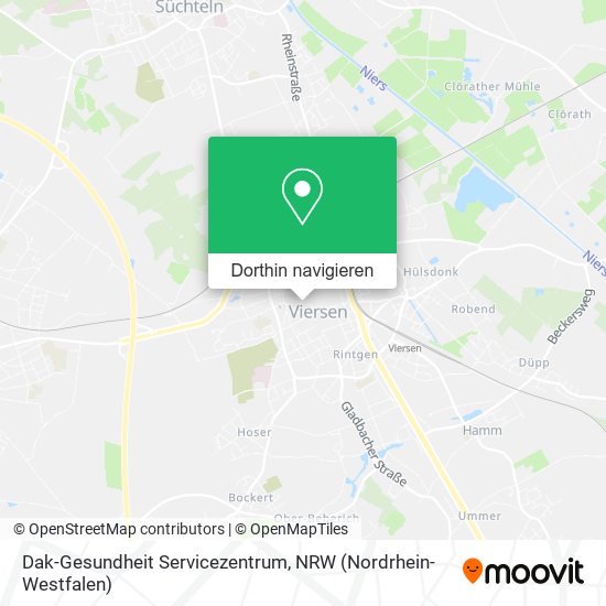 Dak-Gesundheit Servicezentrum Karte