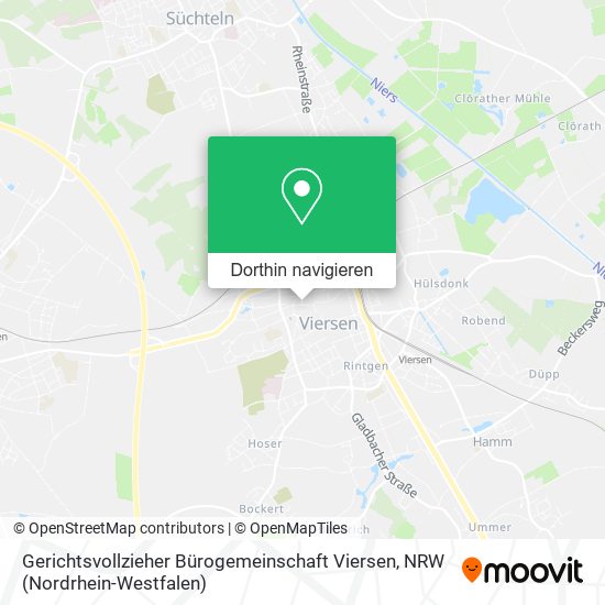 Gerichtsvollzieher Bürogemeinschaft Viersen Karte