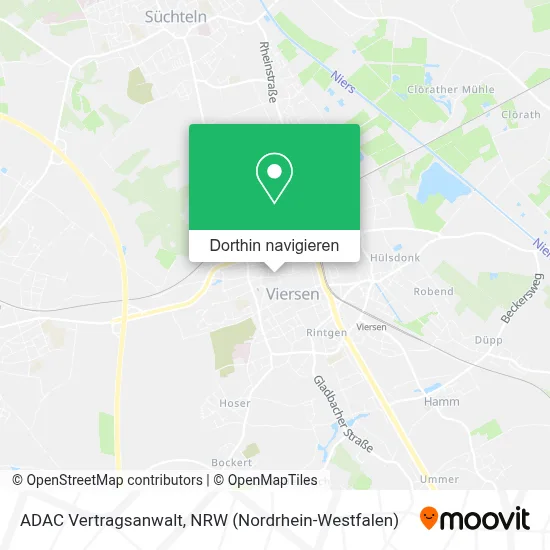 ADAC Vertragsanwalt Karte
