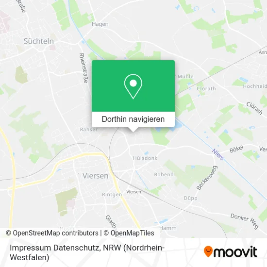 Impressum Datenschutz Karte