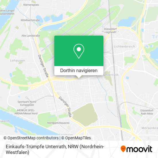 Einkaufs-Trümpfe Unterrath Karte