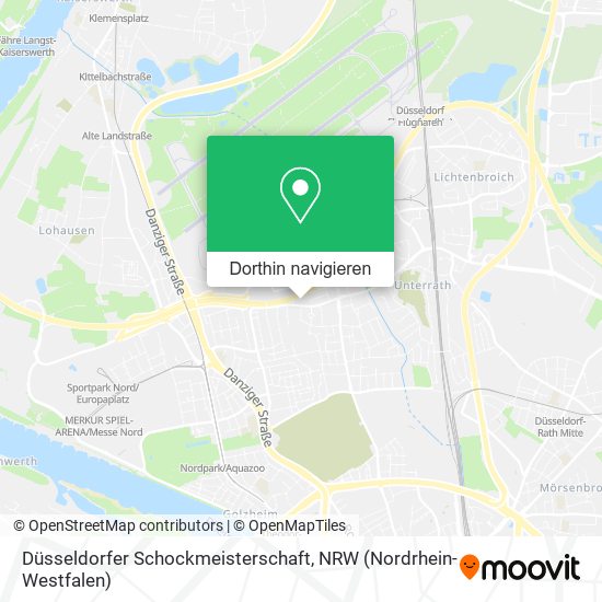 Düsseldorfer Schockmeisterschaft Karte