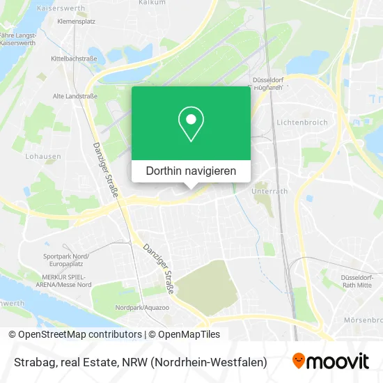 Strabag, real Estate Karte