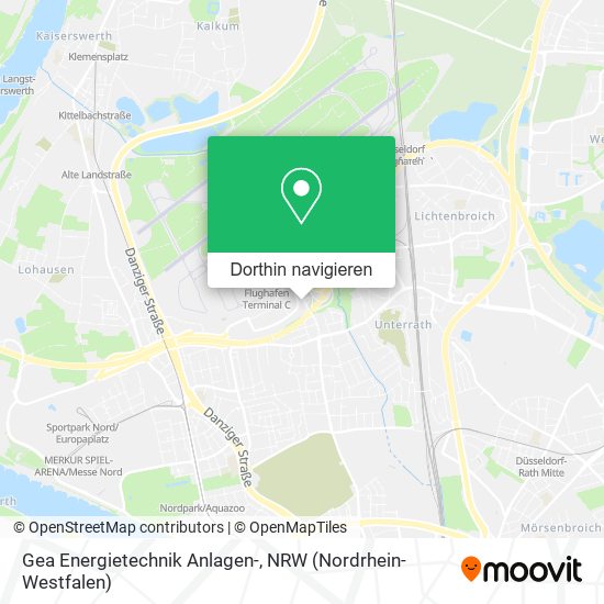 Gea Energietechnik Anlagen- Karte
