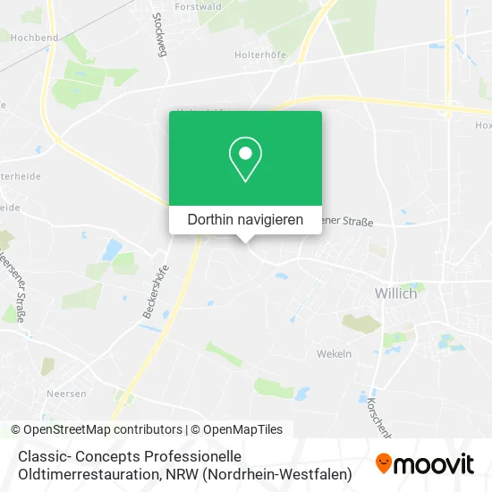 Classic- Concepts Professionelle Oldtimerrestauration Karte