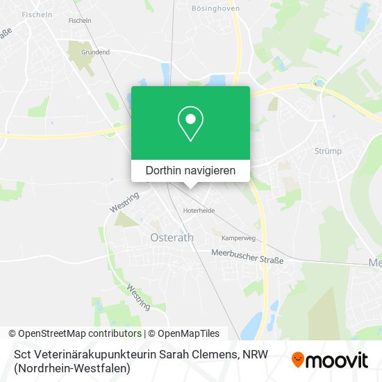 Sct Veterinärakupunkteurin Sarah Clemens Karte