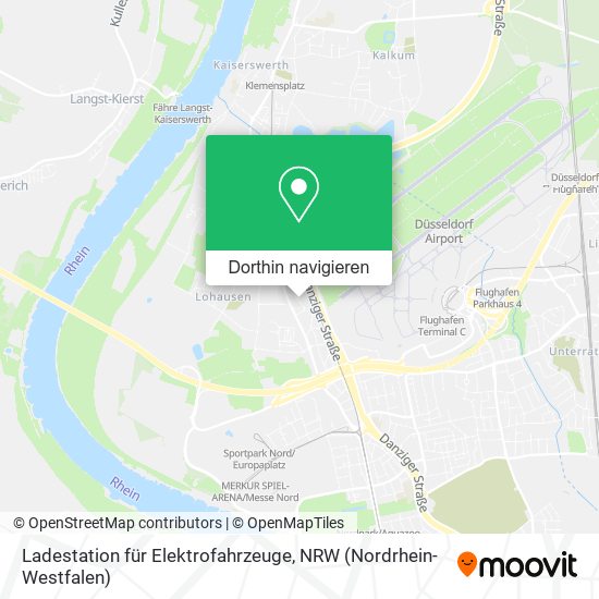 Ladestation für Elektrofahrzeuge Karte