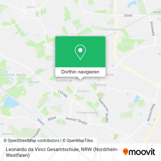 Leonardo da Vinci Gesamtschule Karte