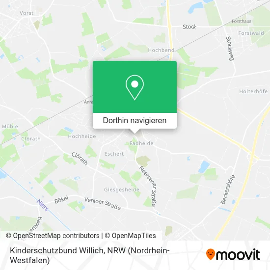 Kinderschutzbund Willich Karte