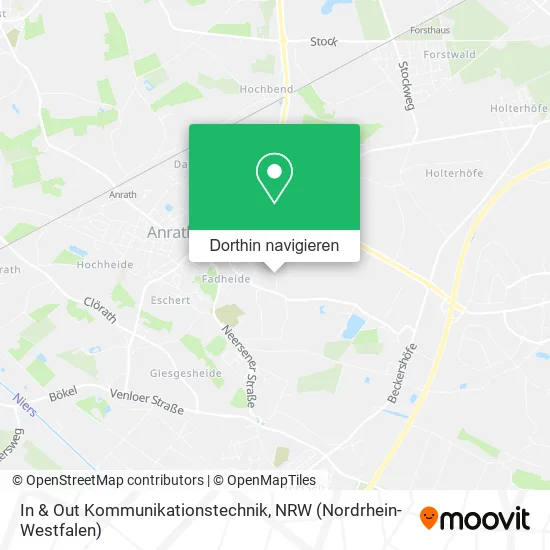 In & Out Kommunikationstechnik Karte