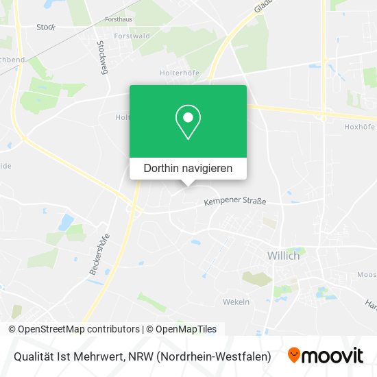 Qualität Ist Mehrwert Karte