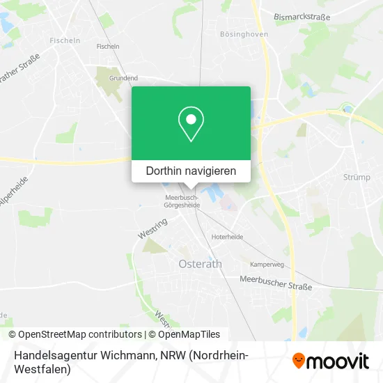 Handelsagentur Wichmann Karte