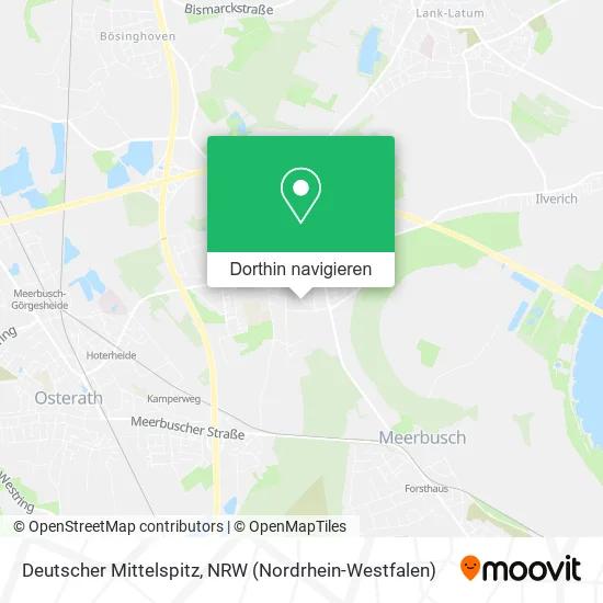 Deutscher Mittelspitz Karte