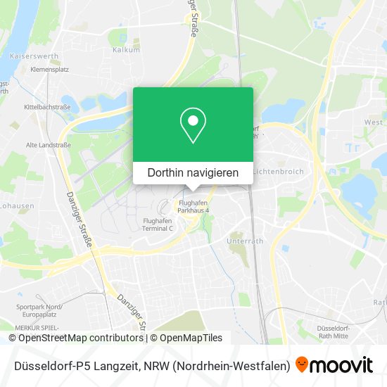 Düsseldorf-P5 Langzeit Karte