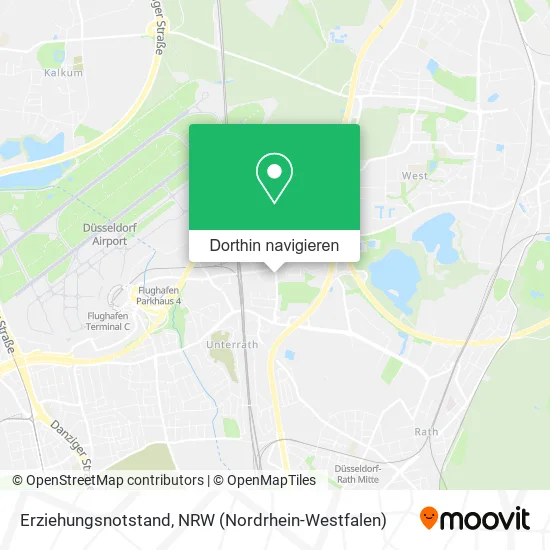 Erziehungsnotstand Karte